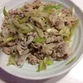 かおぽんぽこりん's cooksnap of when they made 糖質制限♪豚肉とﾈｷﾞの醤油炒め★.
