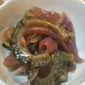 ひぃちゃんひー's cooksnap of when they made ゴーヤの南蛮漬け.