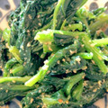 ゴロりんご's cooksnap of when they made 【基本】ほうれん草の胡麻和え.