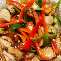 ねぞろ's cooksnap of when they made 簡単!!ピーマンと鶏肉のとろ~り炒め♡.