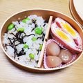 ☆冬蜜☆'s cooksnap of when they made お弁当にも☆簡単!枝豆+塩昆布まぜご飯.
