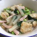 yuminan47k's cooksnap of when they made 鶏むね肉と大根の塩煮.
