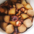 julliet's cooksnap of when they made タコと大根の煮物.