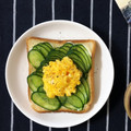 クック7YH7SY☆'s cooksnap of when they made 卵ときゅうりの超簡単大満足トースト！.