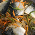 クックO3NDOY☆'s cooksnap of when they made 鯖の南蛮漬け.