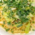 なびろめ's cooksnap of when they made イカの塩辛でバター醤油パスタ.