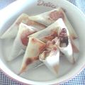 プチシュ's cooksnap of when they made 春巻きの皮～！de三角あんこパイ.