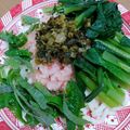 クックL2DT1S☆'s cooksnap of when they made 高菜と明太子おろしの冷製和風パスタ.