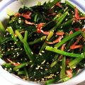 朔蔵Kitchen's cooksnap of when they made 小鉢に一品！ほうれん草と桜えびのナムル.