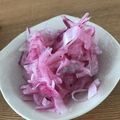 もこ☆cook's cooksnap of when they made 超簡単☆紫たまねぎの甘酢漬け.