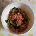 紅茶とチーズケーキ's cooksnap of when they made だし醤油かけるだけ　小松菜のおひたし.