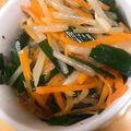 南禅寺きなこ's cooksnap of when they made レンジで簡単！人参とニラの中華和え.