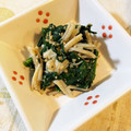 たくmama☆'s cooksnap of when they made ほうれん草とえのきの胡麻和え＊.