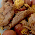 ＊kanakana＊'s cooksnap of when they made 簡単Cafe風ふわふわ卵と豚肉の甘辛炒め.