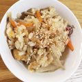 ♡くりーむ♡'s cooksnap of when they made Staub de ごぼうご飯☆炊飯器OK.