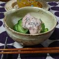 ダイナマイト漆黒's cooksnap of when they made 梅マヨきゅうり.