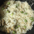 まゆのふ♬'s cooksnap of when they made 和風だしで簡単＊しめじと枝豆のおこわ.