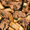 かとりーな♪'s cooksnap of when they made 簡単！豚肉と厚揚げの甘辛炒め.