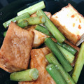 かぴーな's cooksnap of when they made 簡単★厚揚げ＆にんにくの芽のオイマヨ炒め.