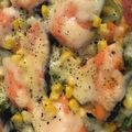 igdtk's cooksnap of when they made 鮭とたっぷり白菜の味噌チーズオーブン焼き.