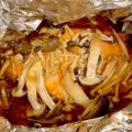 ももごん610's cooksnap of when they made 味噌バターがたまらない　鮭のホイル焼き.