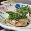 ダイナマイト漆黒's cooksnap of when they made 簡単おつまみ！ 鶏ささ身の大葉味噌焼き！.
