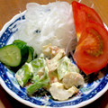 Blue Apple's cooksnap of when they made 砂糖えんどうの胡麻和え&マヨサラダ.
