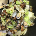 クックBLTENE☆'s cooksnap of when they made あさり酒蒸し　バター醤油　簡単.