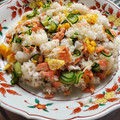 美らはいび's cooksnap of when they made 鮭と胡瓜の混ぜ寿司.