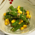 あや　ぱん's cooksnap of when they made いんげんととうもろこしの胡麻和え.