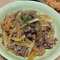 わかポン☆'s cooksnap of when they made 牛肉とじゃがいもの細切り甘辛炒め.