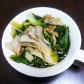 ひなたのねこやなぎ's cooksnap of when they made 10分!!きのことレタスの簡単スープ♪.