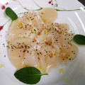momocookin's cooksnap of when they made 激旨！激簡単！帆立のカルパッチョ！.