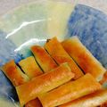 とんとろかあちゃん's cooksnap of when they made 余った春巻きの皮でミニ枝豆チーズ揚げ.