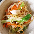 ランドセル餅's cooksnap of when they made もやしとハムときゅうりの酢の物.