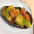 クック5ZW678☆'s cooksnap of when they made 黄金コンビ！アボカドサーモンユッケ☆.