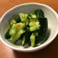 ★りなんち★'s cooksnap of when they made 糖尿食ピリ辛たたきキュウリ.