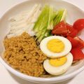 りとるみい５５５'s cooksnap of when they made 冷製納豆サラダそば.
