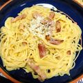 asamy☆'s cooksnap of when they made 白だしカルボナーラ.