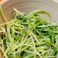 マダムキュリー's cooksnap of when they made 1分レンチン☆豆苗のナムル☆.