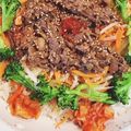 クックRH4U2N☆'s cooksnap of when they made ホットプレートで石焼ビビンバ風☆.