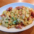 ごんごん⊃'s cooksnap of when they made キャベツ・卵・ウィンナーで簡単おかず♡.