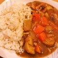 ＊amor＊'s cooksnap of when they made サバ水煮缶使用！お父さんのサバカレー☆.
