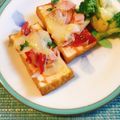 yesmama's cooksnap of when they made 厚揚げでピザ.