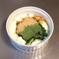 ♡yummy♡'s cooksnap of when they made ヨーグルト 青汁ときな粉がけ.
