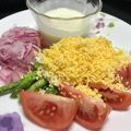 ☆GSSQHY☆'s cooksnap of when they made アスパラとゆで卵のサラダ.