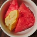 inLondon's cooksnap of when they made スイカ＋レモンで夏のデザート.