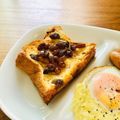 ねっちゃんっ's cooksnap of when they made レーズンと黒蜜のトースト.