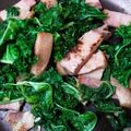 ひなっちち's cooksnap of when they made おつまみにも❤ケールのバルサミコ炒め.