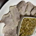クックJ9P929☆'s cooksnap of when they made 茹で塩豚の油淋鶏風.